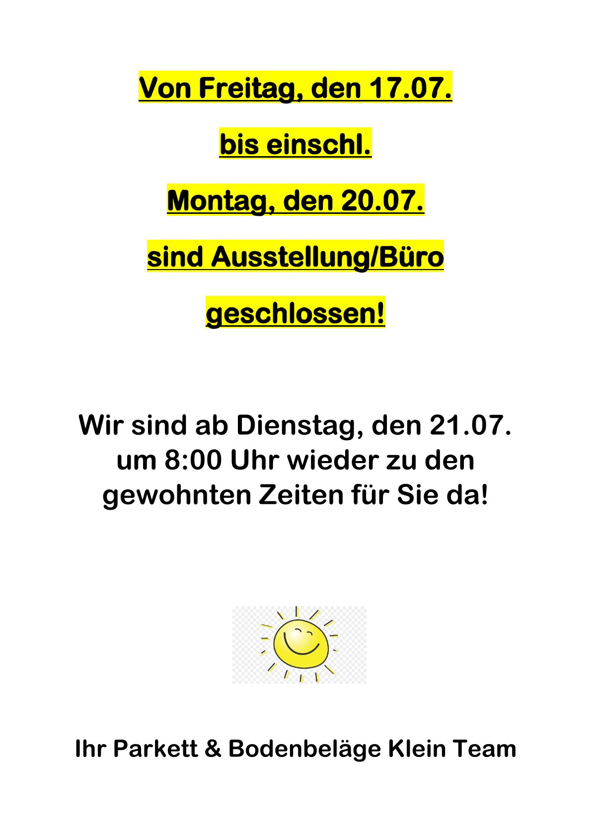 Geschlossen Silberhochzeit